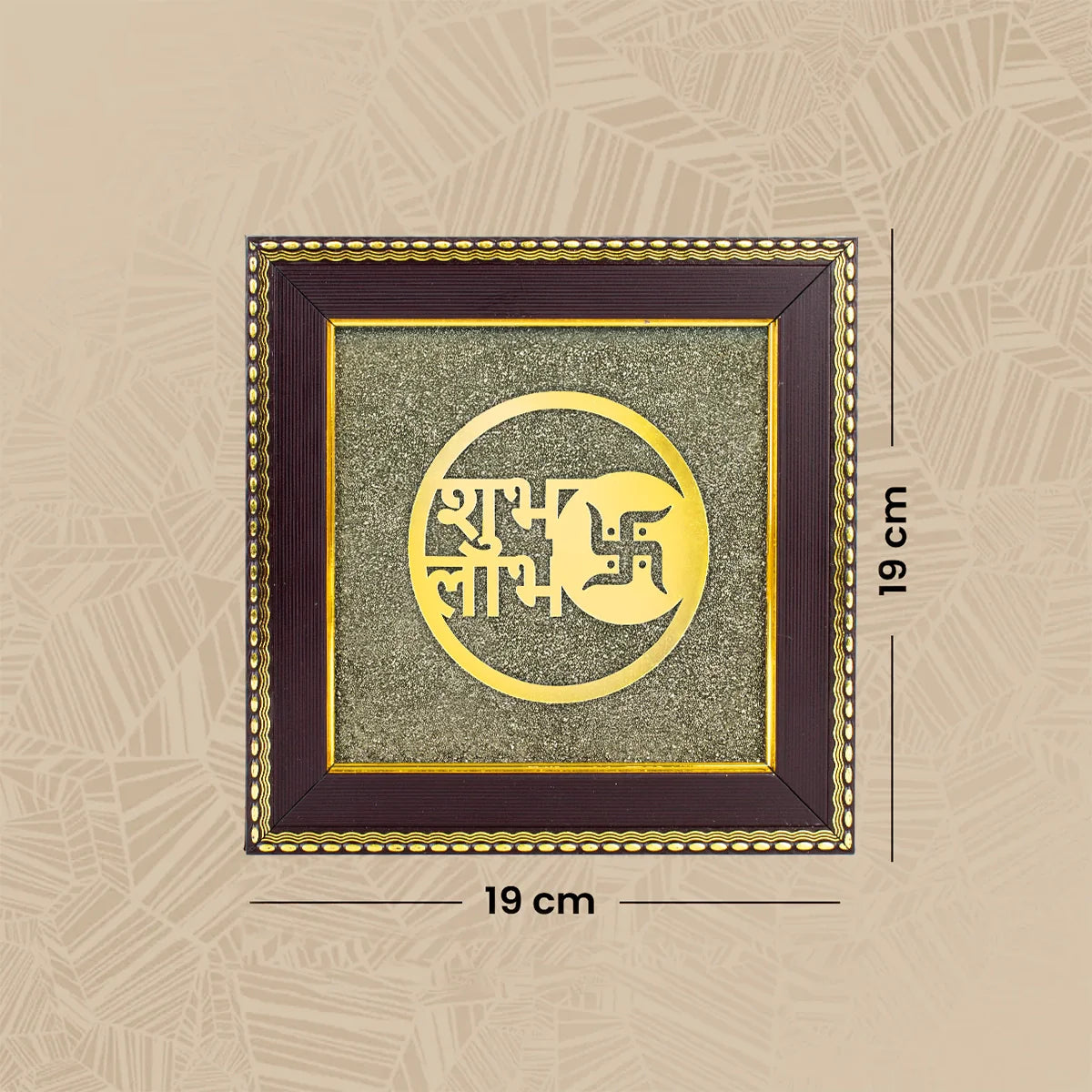 Shubh Labh on Raw Pyrite Frame