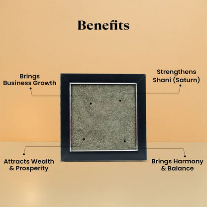 Raw Pyrite Dust Frame