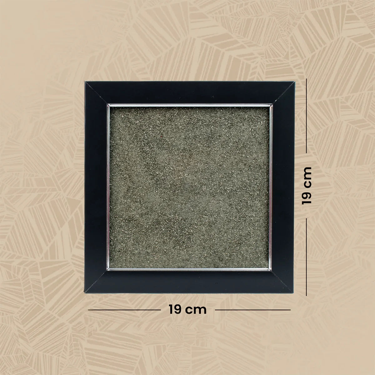 Raw Pyrite Dust Frame
