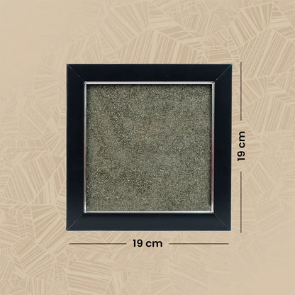 Raw Pyrite Dust Frame