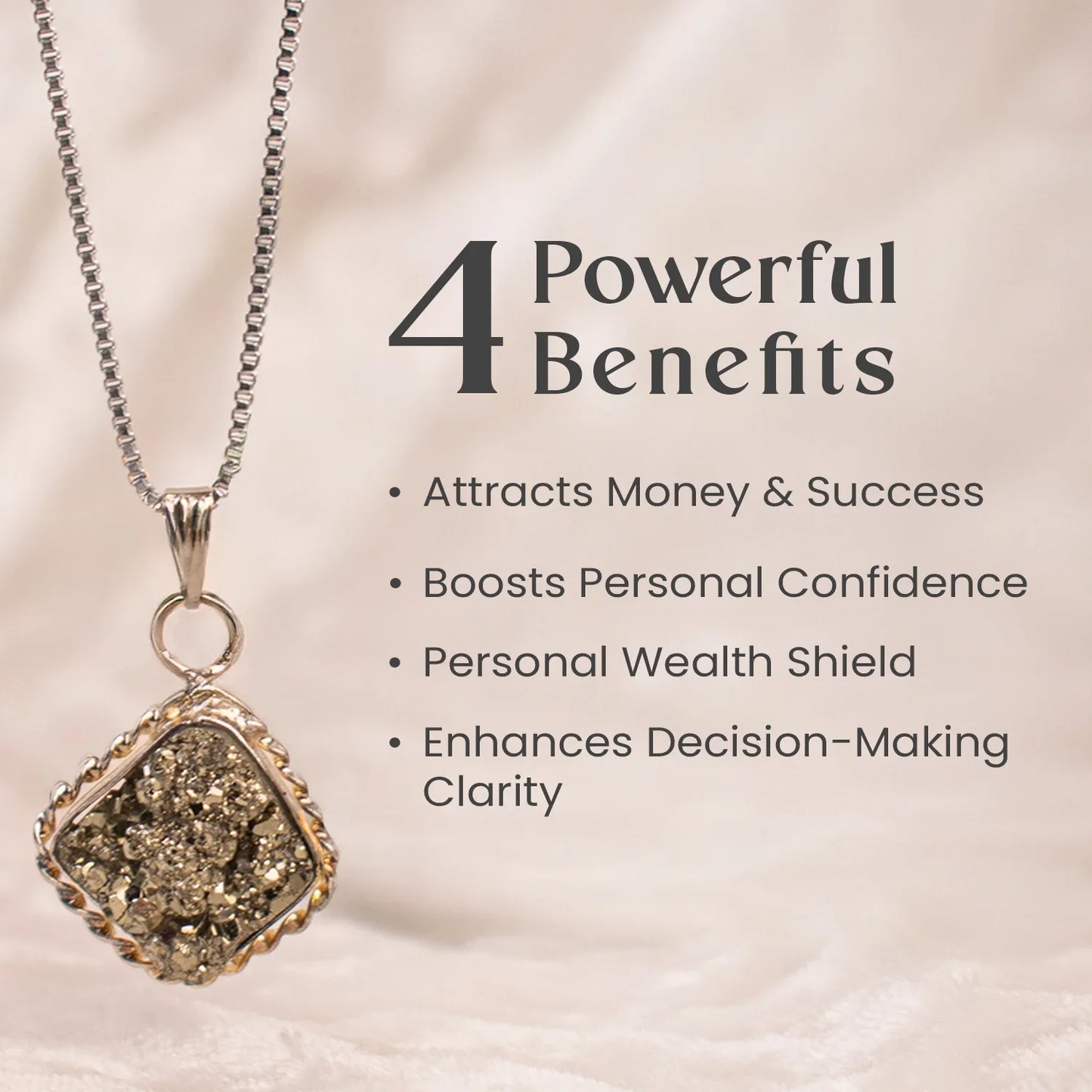Raw Pyrite Pendant