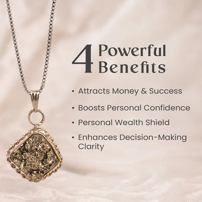 Raw Pyrite Pendant